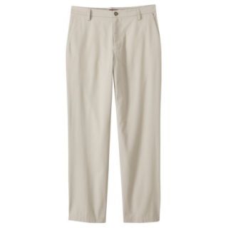 Merona Mens Ultimate Flat Front Pants   Oyster 31x30