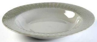 Studio Nova Pearl Gray Large Rim Soup Bowl, Fine China Dinnerware   Separates, E