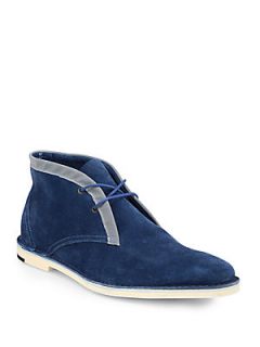 Pierre Hardy Suede Chukka Boots   Blue  Pierre Hardy Shoes