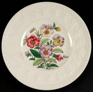 Wedgwood Garden Club Salad Plate, Fine China Dinnerware   Wellesley, Floral Cent