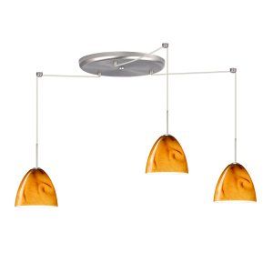 Besa Lighting BEL 3JW 4470HV SN Vila Pendant