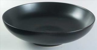 Lindt Stymeist Ebony (Round,No Texture) 13 Large Salad Serving Bowl, Fine China