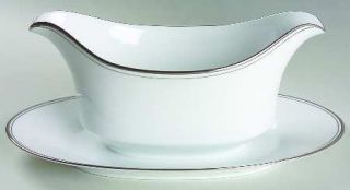 Crown Empire Countess Gravy Boat with Attached Underplate, Fine China Dinnerware