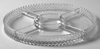 Westmoreland English Hobnail Clear (Round Base) 5 Part Relish Dish   Stem #555,C