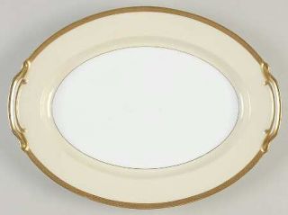 Noritake Goldcrest 13 Oval Serving Platter, Fine China Dinnerware   Gold Encrus