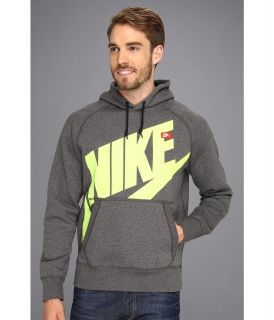 Nike AW77 Pullover Hoodie   Exploded Logo Mens Sweatshirt (Gray)