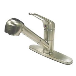 Pullout Satin Nickel Kitchen Faucet