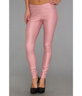 HUE Pearlized Jeans Legging Womens Jeans (Pink)