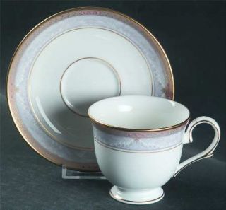 Lenox China Classic Elegance Footed Cup & Saucer Set, Fine China Dinnerware   Cl