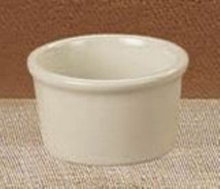 CAC International 6 oz RKF Ramekin   Ceramic, American White