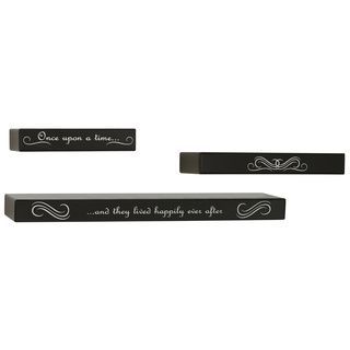 Melannco Once Upon A Time Sentiment 3 piece Shelf Set