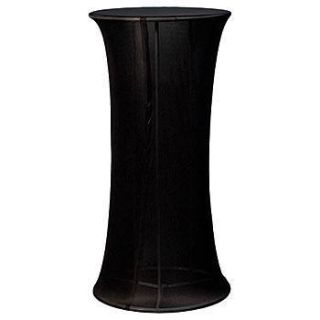 Black Luminescent Pedestal Column
