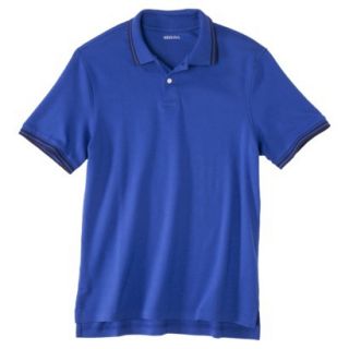 Merona Mens Interlock Polo Shirt   Blue Streak XXL Tall