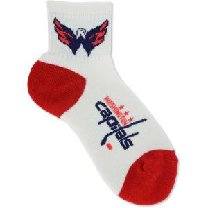 Washington Capitals For Bare Feet Ankle White 501 Med Sock