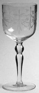 Glastonbury   Lotus Yorktown Clear Water Goblet   Stem 37, Cut