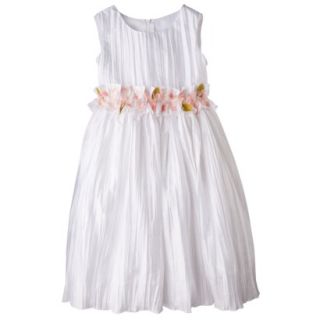 Girls Spring Dressy Dress   White 10