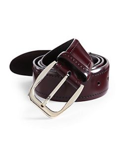 Brioni Solid Leather Belt