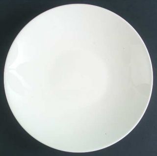 Furio Worldview Chalk Accent Dinner Plate, Fine China Dinnerware   Solid White,