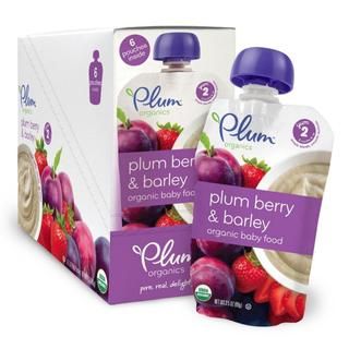 Plum Organics 2nd Blends Fruit Grain/ Plum Berry/ Barley 3.5 ounce Pouch (pack Of 6)