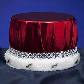 Metallic Red With Silver Trim Crown