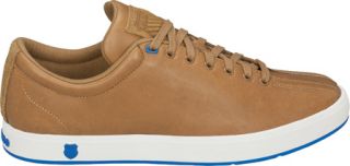 Mens K Swiss Clean Classic   Cathay Spice/Brilliant Blue Lace Up Shoes