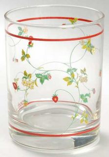 Epoch Strawberry Time Glassware Double Old Fashioned, Fine China Dinnerware   St