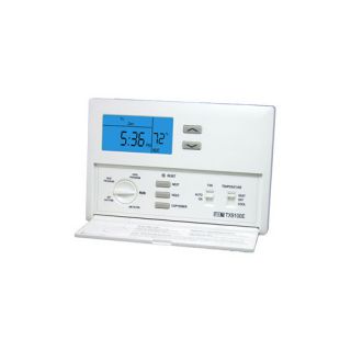 LUX Thermostats TX9100E LUX Thermostat, Digital Programmable Smart Temp Heating and Cooling 7 Day