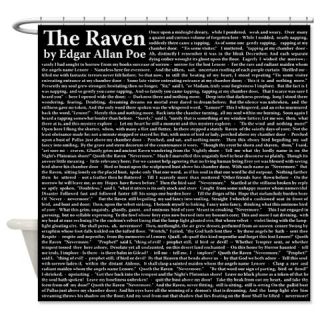  The Raven by Edgar Allan Poe Shower Curtain  Use code FREECART at Checkout