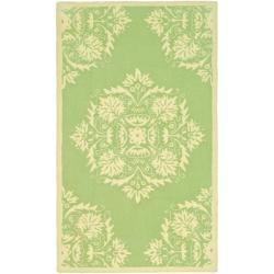 Hand hooked Chelsea Green Wool Rug (26 X 4)