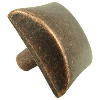 Stone Mill Hardware Bella Antique Copper Cabinet Knobs (pack Of 10) (ZincDimensions 1.125 inches high x 1.25 inches wide x 1 inch deep)