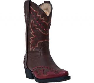 Childrens Laredo Little Fever LC2239   Brown/Red PU Boots