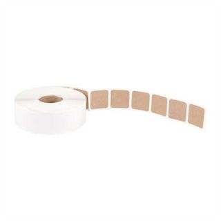 1 Square Pasters   1 Sq. Brown Pasters, Per Roll