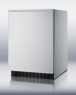 Summit Refrigeration Outdoor Beverage Refrigerator w/ Auto Defrost, Sealed Back & Handle, Black, 4.9 cu ft