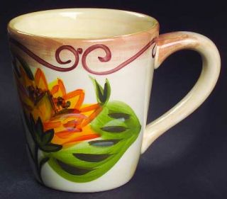 Tabletops Unlimited Sunny (Hand Painted) Mug, Fine China Dinnerware   Hand Paint