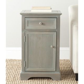 Jarome Ash Grey End Table (Ash greyMaterials Elm woodDimensions 30.1 inches high x 17.9 inches wide x 15 inches deepThis product will ship to you in 1 box.Furniture arrives fully assembled )