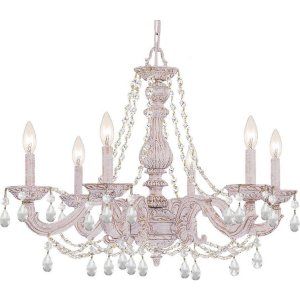 Crystorama Lighting CRY 5026 AW CL MWP Sutton Chandelier Hand Polished
