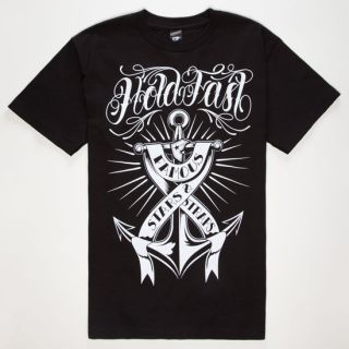 Anchors Away Mens T Shirt Black In Sizes Xx Large, Medium