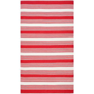 Thom Filicia Hand woven Indoor/ Outdoor Red Rug (4 X 6)