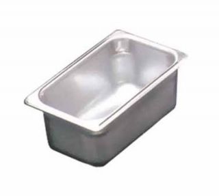 Polar Ware 1/4 Size Stainless Steam Pan, 2.5 in Deep