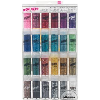 Mixed Glitter and Tinsel Set 24pk