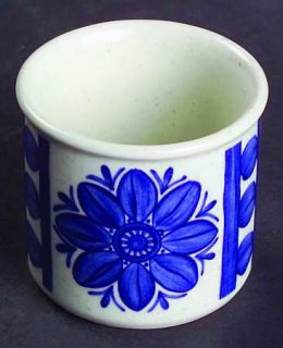 WR Midwinter Blue Dahlia Single Egg Cup, Fine China Dinnerware   Stonehenge, Blu