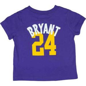 Los Angeles Lakers Kobe Bryant adidas NBA Infant Whirlwind Player T Shirt