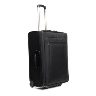 Victorinox Nxt 5.0 27 inch Large Rolling Upright Suitcase (Black, or navyWeight 4 poundsPockets Two (2) exterior pockets, two (2) interior pockets Carrying strap YesHandle One (1) top, one (1) side, one (1) telescoping wandWheel type In lineClosure 