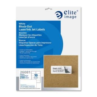 Elite Image Block out Shipping Laser/Inkjet Label