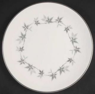 Royal Doulton Kimberly Salad Plate, Fine China Dinnerware   Ring Of Gray Leaves,