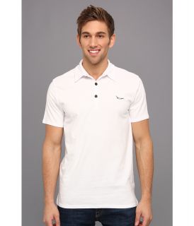 Tavik Belly Flop Polo Mens Short Sleeve Pullover (White)