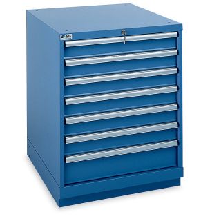 Lista Standard Width Drawer Cabinet   28 1/4 X28 1/2 X35 7/8   7 Drawers   Bright Blue