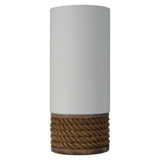 Threshold Shaded Rope Ambient Lamp   Brown (Includes CFL Bulb)