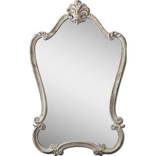 Walton Hall White Arched Mirror