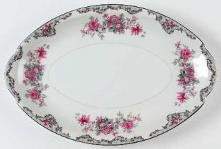 Meito Corsage (F & B Japan) 14 Oval Serving Platter, Fine China Dinnerware   Pi